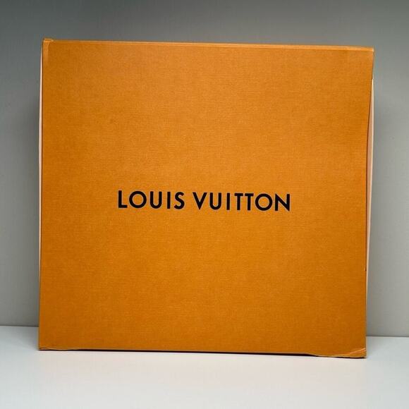 Louis Vuitton | Flat Storage Box | Orange | 14.75 W x 13.75 H x 3.4 D inch - Picture 1 of 16